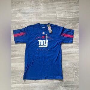 New Men’s Reebok New York Giants blue and red cotton ter dark royal blue size m